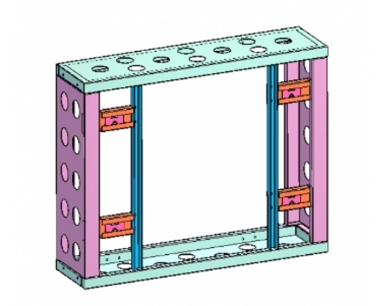 CABINET-55 "FRAME-HKC 55 "LCD Display Unit Modular Frame Bracket