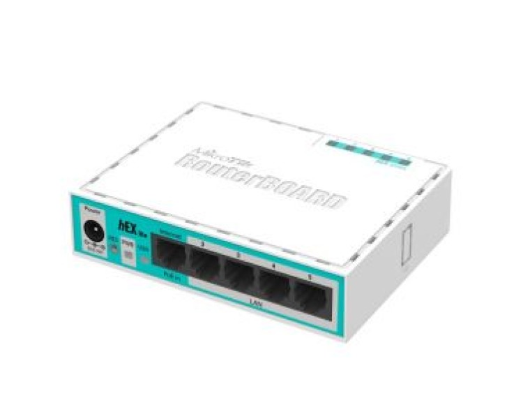 MikroTik hEX lite (RB750r2) 5-портовий Маршрутизатор