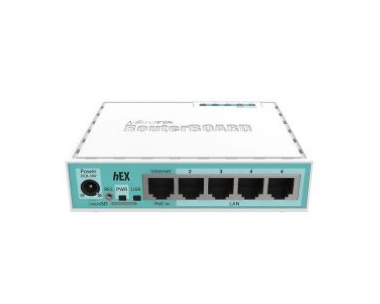MikroTik hEX (RB750Gr3) 5-портовий Маршрутизатор