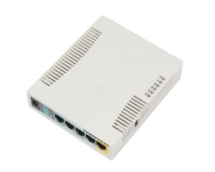 MikroTik RB951G-2HnD 2.4GHz Wi-Fi маршрутизатор з 5-портами Ethernet для домашнього використання