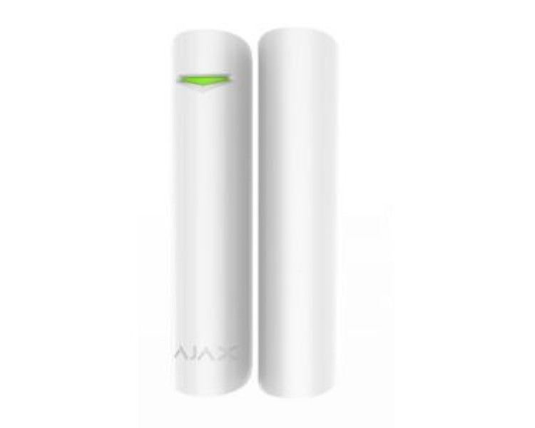 Ajax DoorProtect Plus (white) магнітоконтактний з сенсором удару та нахилу Сповіщувач
