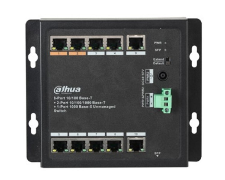 Dahua DH-PFS3111-8ET-96-F PoE Комутатор 8 портів некерований
