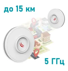 MikroTik DISC Lite5 ac (RBDiscG-5acD) 5GHz Wi-Fi точка доступу з посиленою антеною