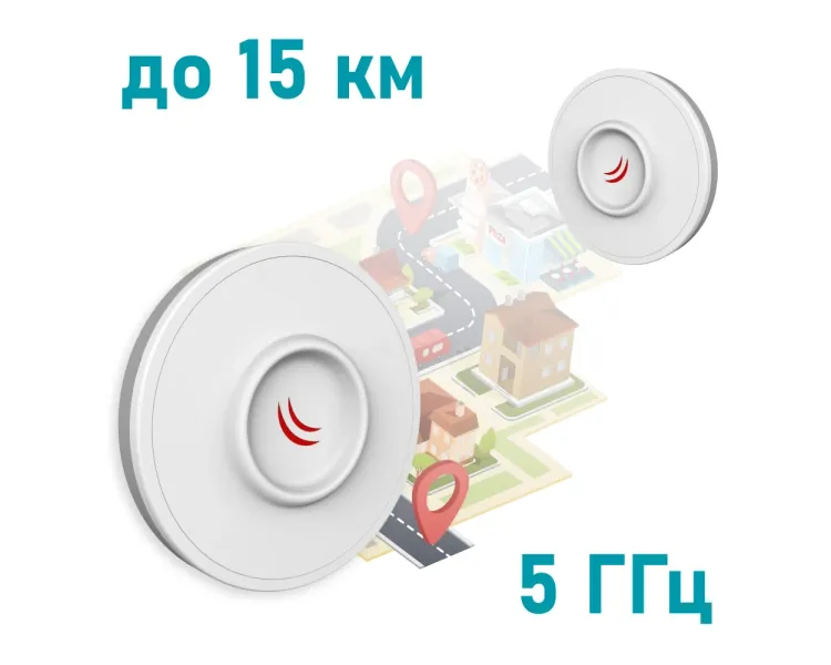 MikroTik DISC Lite5 ac (RBDiscG-5acD) 5GHz Wi-Fi точка доступу з посиленою антеною
