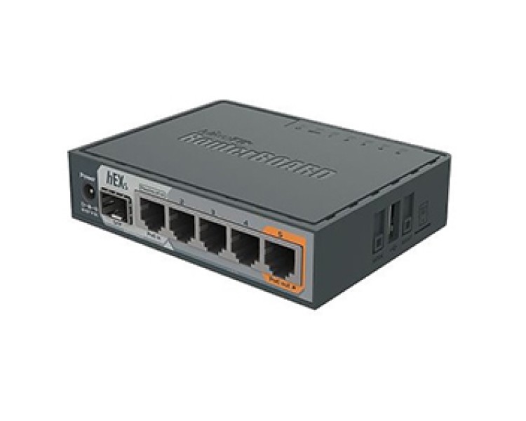 MikroTik hEX S (RB760iGS) 5-портовий Маршрутизатор