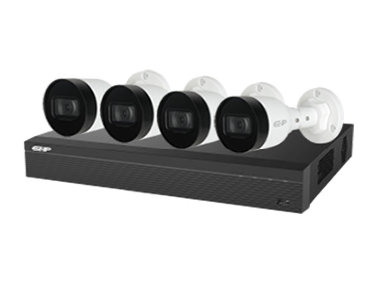 EZIP-KIT/NVR1B04HC-4P/E/4-B1B20 Комплект відеоспостереження Dahua