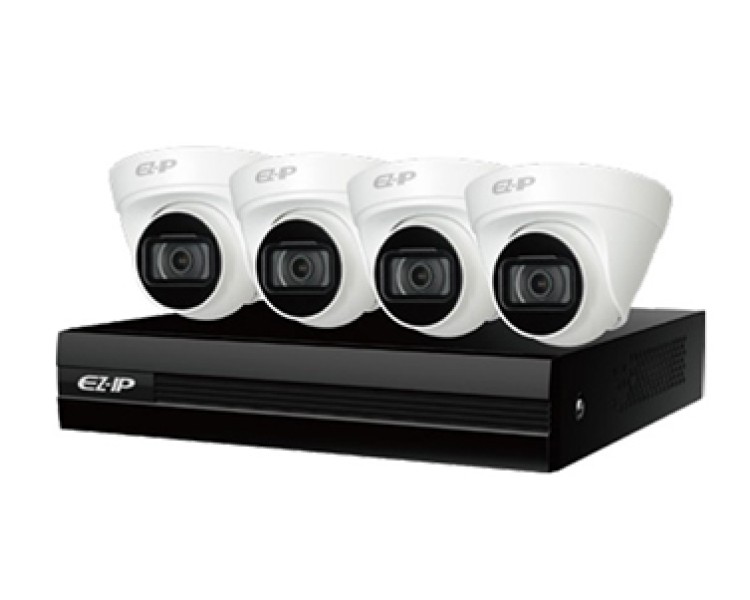 EZIP-KIT/NVR1B04HC-4P/E/4-T1B20 Комплект відеоспостереження Dahua
