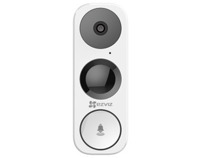 CS-DB1(A0-1B3WPFR) 3Мп хмарний Wi-Fi дверний відеодзвінок Ezviz
