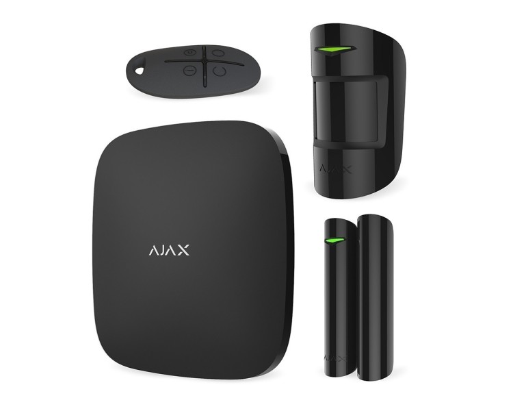 Ajax HubKit Plus (black) бездротової сигналізації Комплект