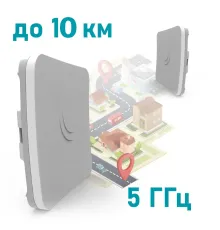 MikroTik SXTsq Lite5 (RBSXTsq5nD) 5 ГГц Wi-Fi точка доступу з посиленою антеною