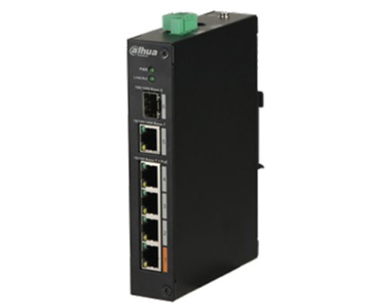 Dahua DH-PFS3106-4ET-60 POE Комутатор 4 порти некерований