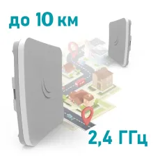 MikroTik SXTsq Lite2 (RBSXTsq2nD) 2.4 ГГц Бездротовий WiFi міст