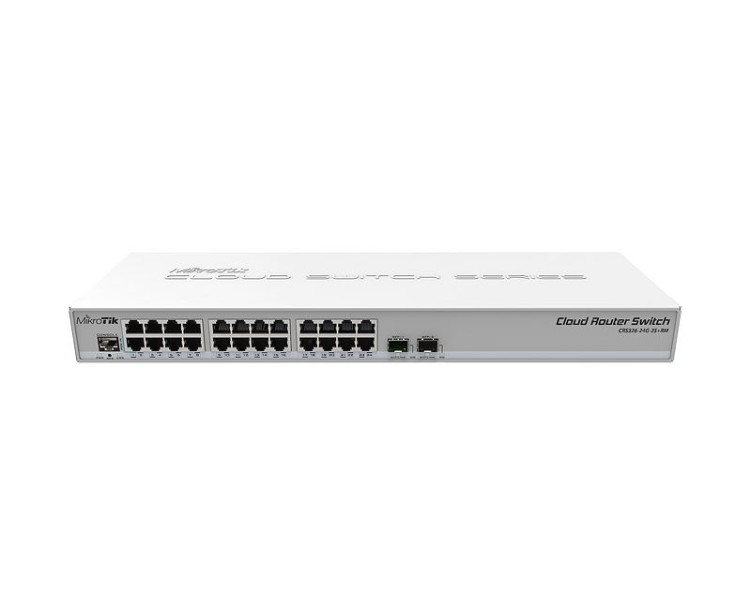 MikroTik CRS326-24G-2S+RM L2 Комутатор 24 порти керований