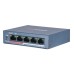 Hikvision DS-3E0105P-E/M(B) POE Комутатор 4 порти некерований