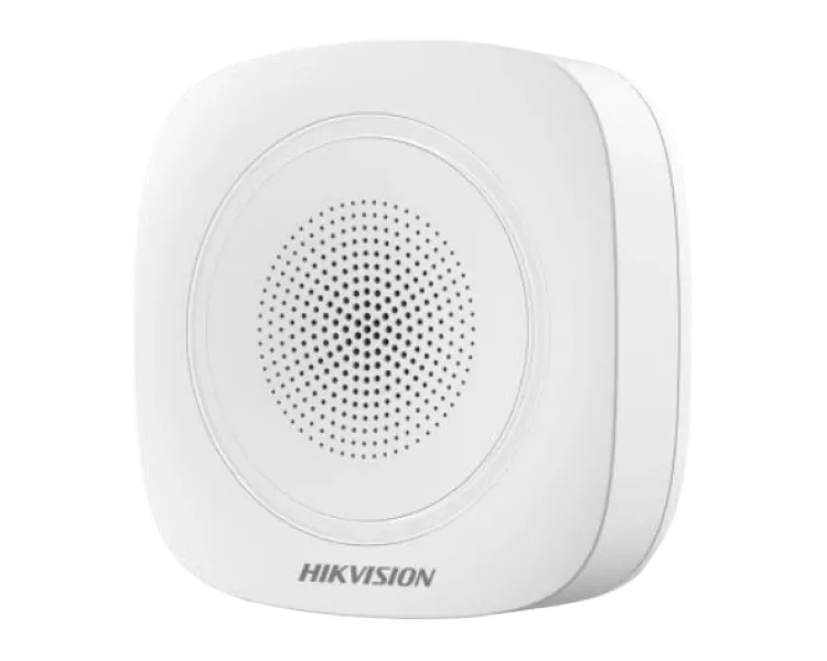 Hikvision DS-PS1-I-WE-Red (червоне підсвічування) Бездротова внутрішня сирена