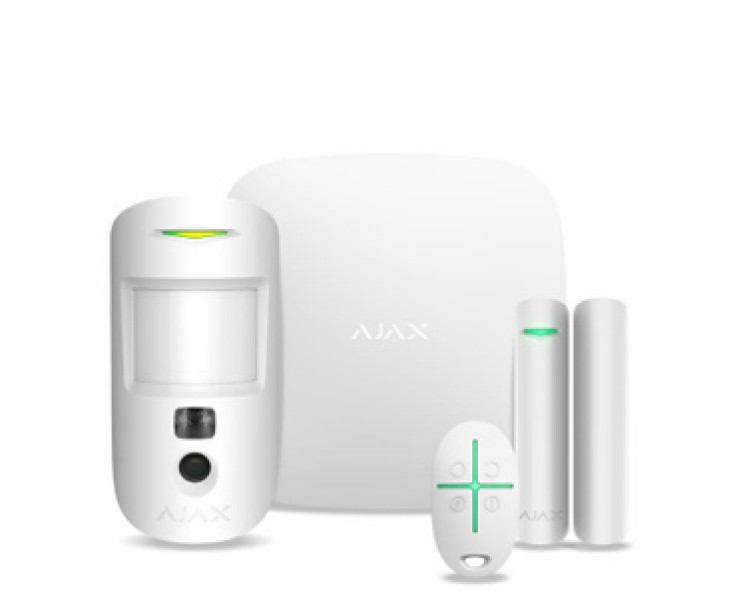 Ajax StarterKit Cam (белый) Комплект охоронної сигналізації