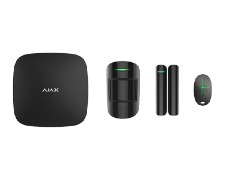 Ajax StarterKit Plus (Чёрный) Комплект охоронної сигналізації