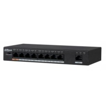 Dahua DH-PFS3009-8ET1GT-96 POE Комутатор 8 портів некерований