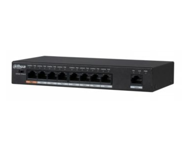Dahua DH-PFS3009-8ET1GT-96 POE Комутатор 8 портів некерований