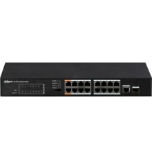 DH-PFS3117-16ET-135 16-портовий некерований POE комутатор