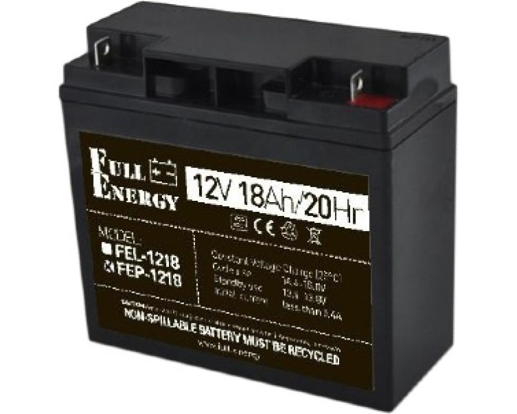 Full Energy FEP-1218 18 А•г 12В Свинцево-кислотна акумуляторна батарея