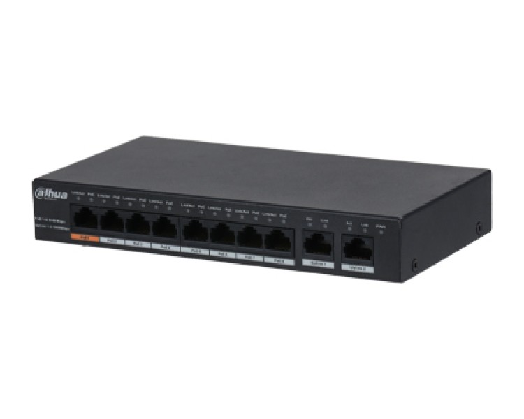 DH-PFS3010-8GT-96 8-портовий комутатор з 8 РоЕ портами