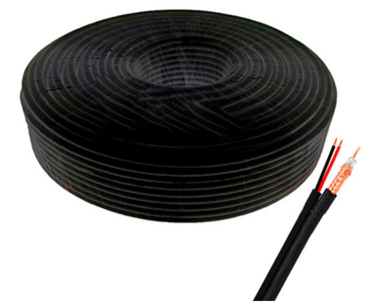 RG590-CU PE+2*0.5 Кабель комбінований бухта 100 м