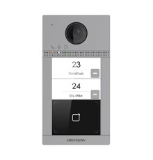 DS-KV8213-WME1(B) 2 Мп IP виклична панель на 2 абонента c ІЧ підсвічуванням і Wi-Fi