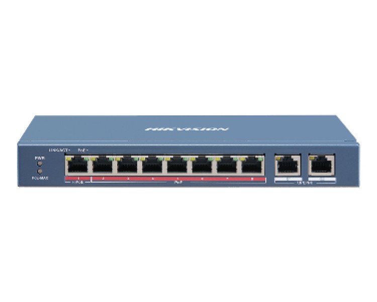Hikvision DS-3E0310HP-E POE Комутатор 8 портів некерований