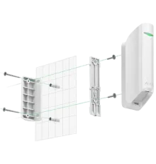 Ajax Smartbracket MotionProtect Curtain white Кріпильна панель