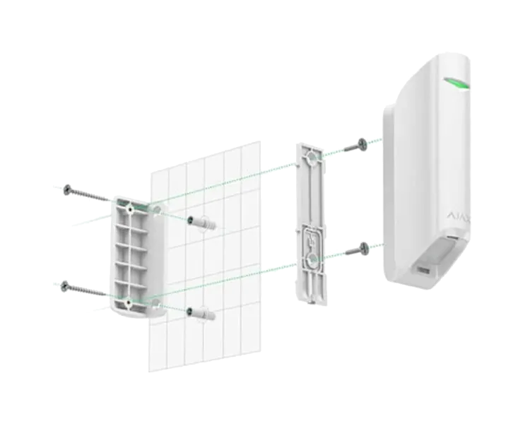 Ajax Smartbracket MotionProtect Curtain white Кріпильна панель