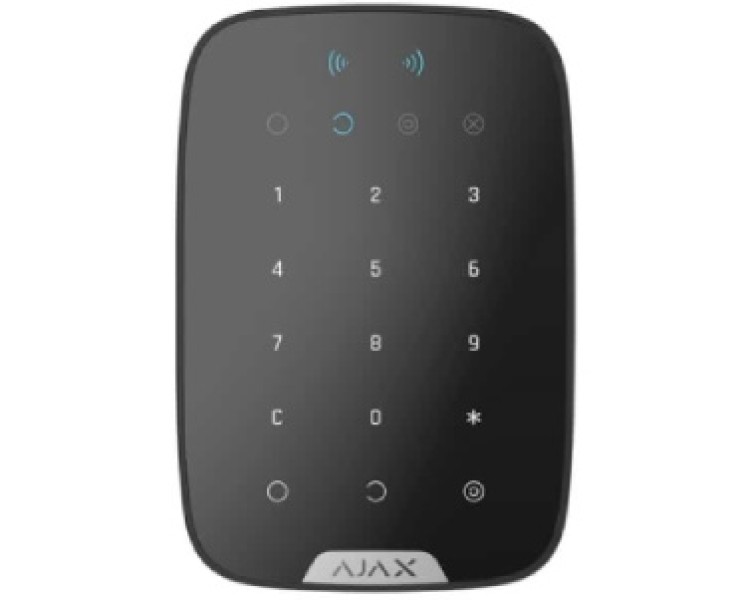 Ajax Keypad Plus black Бездротова клавіатура