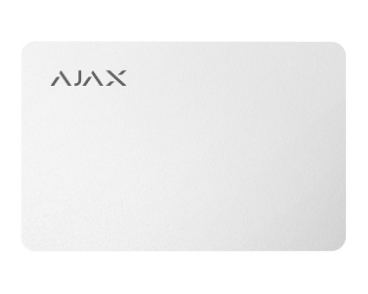 Ajax Pass white (10pcs) Безконтактна картка керування