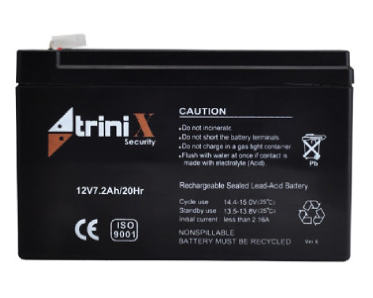TRINIX 12V7,2Ah/20Hr Акумуляторна батарея