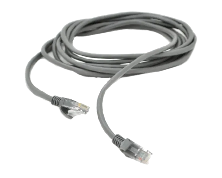 Патч-корд RITAR литий, UTP, RJ45, Cat.5e, 1m, сірий, Cu (мідь) Q500(PCR-CU/1G)