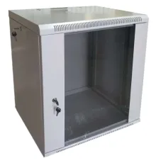 WMNC-500-12U-FLAT Шафа 12U 600x500х640 мм Hypernet настінний розбірний