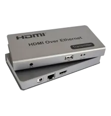 Комплект HDMI-USB Активний приймач/передавач HDMI-USB +IR по RJ45 до 120 м