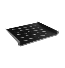 Hypernet CS-400-BLACK Полиця для 19" шафи, глибина 400 мм 1U