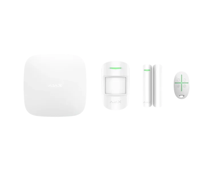 Ajax StarterKit Plus (8EU) UA white Комплект охоронної сигналізації