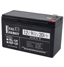 Full Energy FEP-129 9А•г 12В Свинцево-кислотна акумуляторна батарея