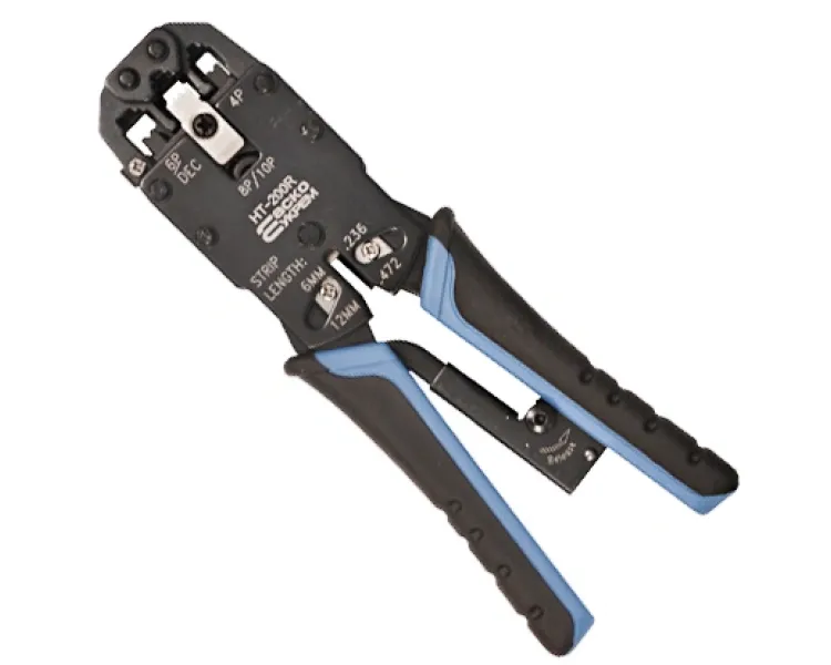 HT-200R (01102) Інструмент для обтискання RJ-45 (8P8C) та RJ-12/11 (6P6C)