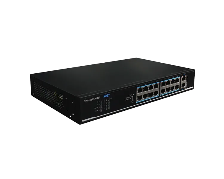 UTP1218-PSB150 16-портовий 100M PoE+ 2 порта 1000M RJ45