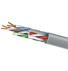 Cat.6 U/UTP 4х2х23 AWG (72569) бухта 305м. Кабель вита пара ЗЗКМ (UTP мідь внутрішній)