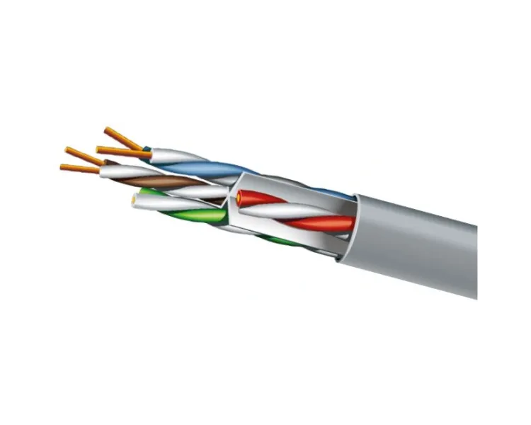 Cat.6 U/UTP 4х2х23 AWG (72569) бухта 305м. Кабель вита пара ЗЗКМ (UTP мідь внутрішній)