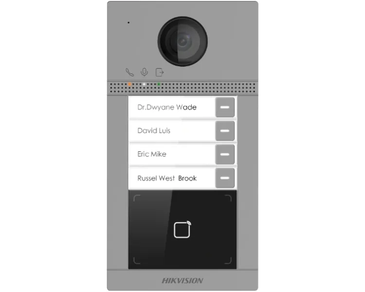 DS-KV8413-WME1(B)/Flush 2 Мп IP виклична панель з Wi-Fi