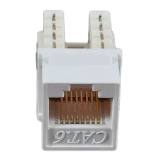 EPNew 6KTVM-U0WH Модуль KeyStone RJ45 UTP, кат. 6, 110, Slim, W - 16.6 мм, білий