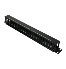 EPNew PLMN-060Z Кабельний організатор 1U з кришкою, чорний, EPNew