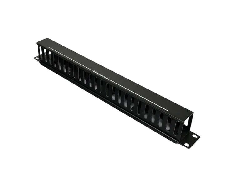 EPNew PLMN-060Z Кабельний організатор 1U з кришкою, чорний, EPNew