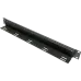 EPNew PLMN-V0801UZ Кабельний організатор 1U зі щіткою, з каб. підтримкою, чорний, EPNew