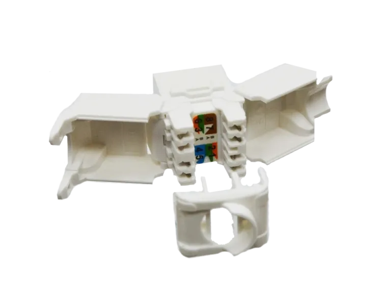 LW LW-KJ6A-04-C6A Модуль KeyStone RJ45 UTP, кат. 6a, безінструментний, Slim